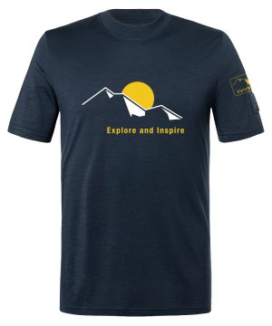 M CASUAL RIB BIO J TEE MERINO